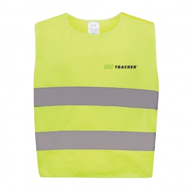 Logotrade promotional giveaway image of: GRS recycled PET high-visibility safety vest 3-6 years