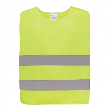 Logotrade promotional merchandise image of: GRS recycled PET high-visibility safety vest 7-12 years