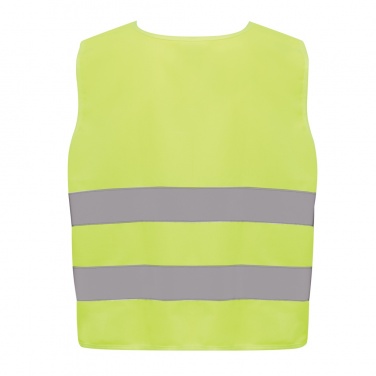 Logo trade business gifts image of: GRS recycled PET high-visibility safety vest 7-12 years