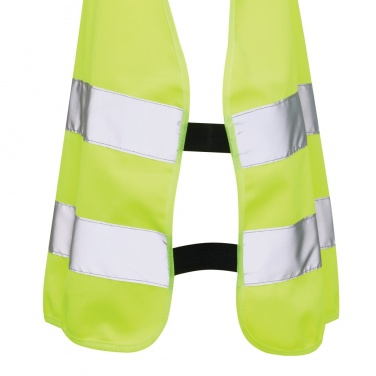 Logo trade promotional gift photo of: GRS recycled PET high-visibility safety vest 7-12 years