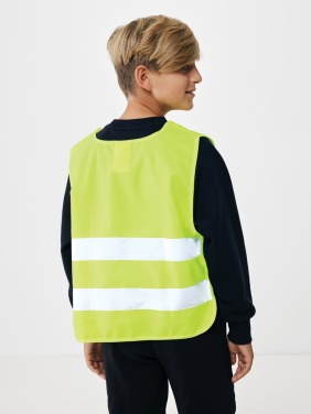 Logo trade business gift photo of: GRS recycled PET high-visibility safety vest 7-12 years