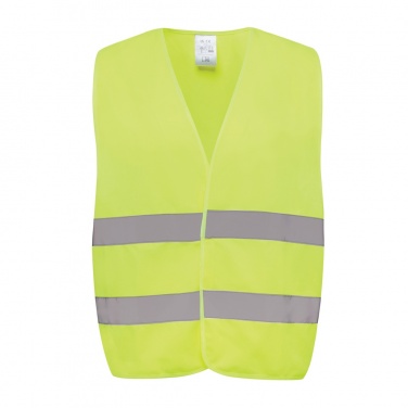 Logo trade promotional merchandise picture of: GRS recycled PET high-visibility safety vest