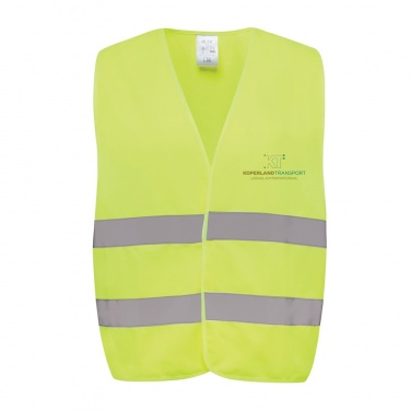 Logo trade advertising products image of: GRS recycled PET high-visibility safety vest