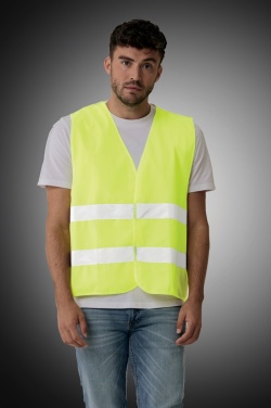 Logotrade promotional item image of: GRS recycled PET high-visibility safety vest