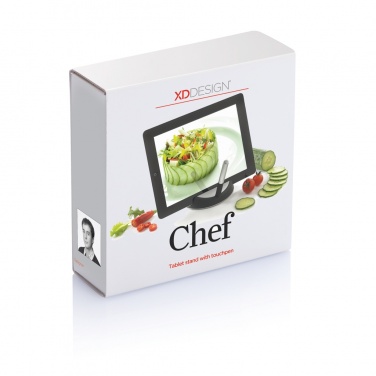 Logo trade promotional giveaways image of: Chef tablet stand with touchpen