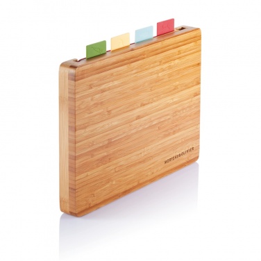 Logo trade promotional item photo of: Cutting board with 4pcs hygienic boards