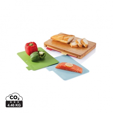 Logotrade promotional gift image of: Cutting board with 4pcs hygienic boards