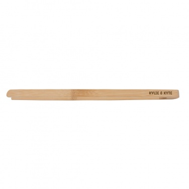 Logotrade promotional gift picture of: Ukiyo bamboo serving tongs