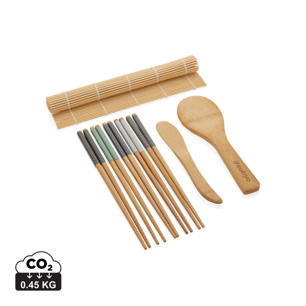 Logo trade promotional merchandise image of: Ukiyo 8 pcs sushi dinner set