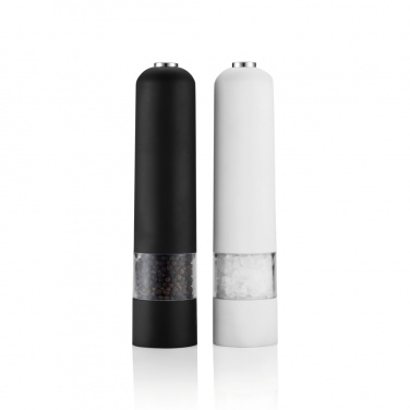 Logo trade promotional giveaways picture of: Electric pepper and salt mill set