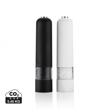 Logo trade promotional products image of: Electric pepper and salt mill set