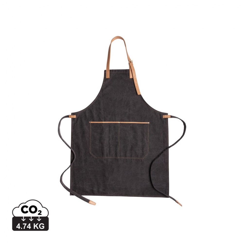 Logotrade promotional gift image of: Deluxe canvas chef apron