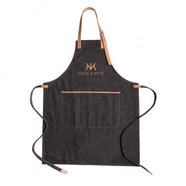 Logo trade advertising products image of: Deluxe canvas chef apron