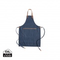 Deluxe canvas chef apron, blue