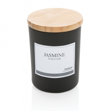 Logo trade promotional giveaways picture of: Ukiyo deluxe scented candle with bamboo lid