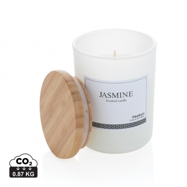 Logotrade promotional merchandise picture of: Ukiyo deluxe scented candle with bamboo lid