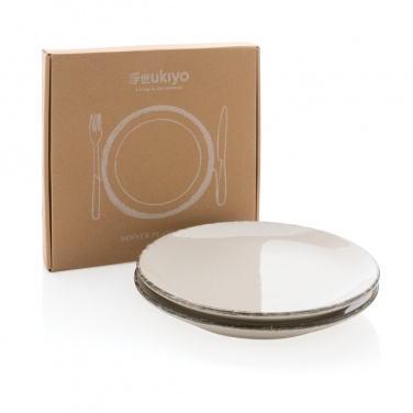 Logotrade promotional products photo of: Ukiyo dinner plate set of 2