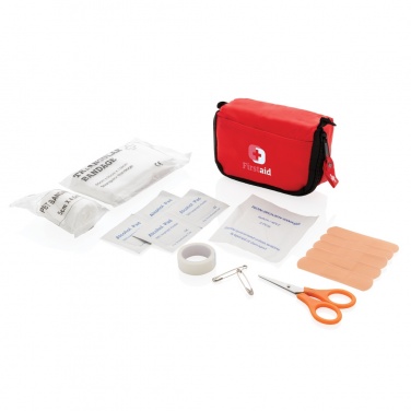 Logo trade promotional merchandise picture of: First aid set in pouch