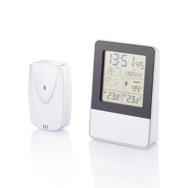 Logo trade promotional merchandise image of: Indoor/outdoor weather station