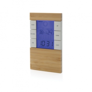 Logotrade promotional merchandise photo of: Utah RCS rplastic and bamboo weather station