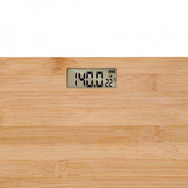 Logo trade advertising products picture of: Grundig Bamboo Digital Body Scale