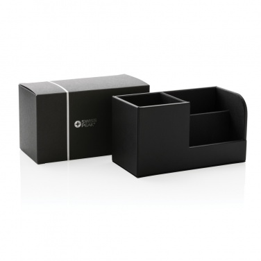 Logo trade business gift photo of: Swiss Peak RCS recycled PU Desk organiser