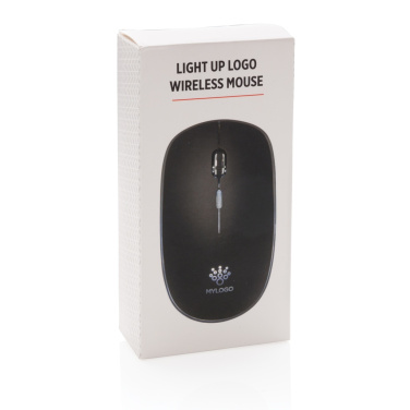 Logotrade promotional giveaway image of: Light up logo wireless mouse