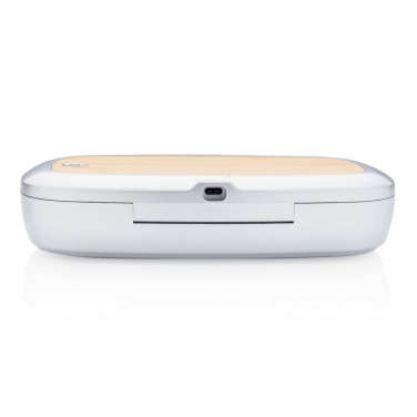 Logo trade promotional products image of: Rena UV-C steriliser box with 5W wireless charger