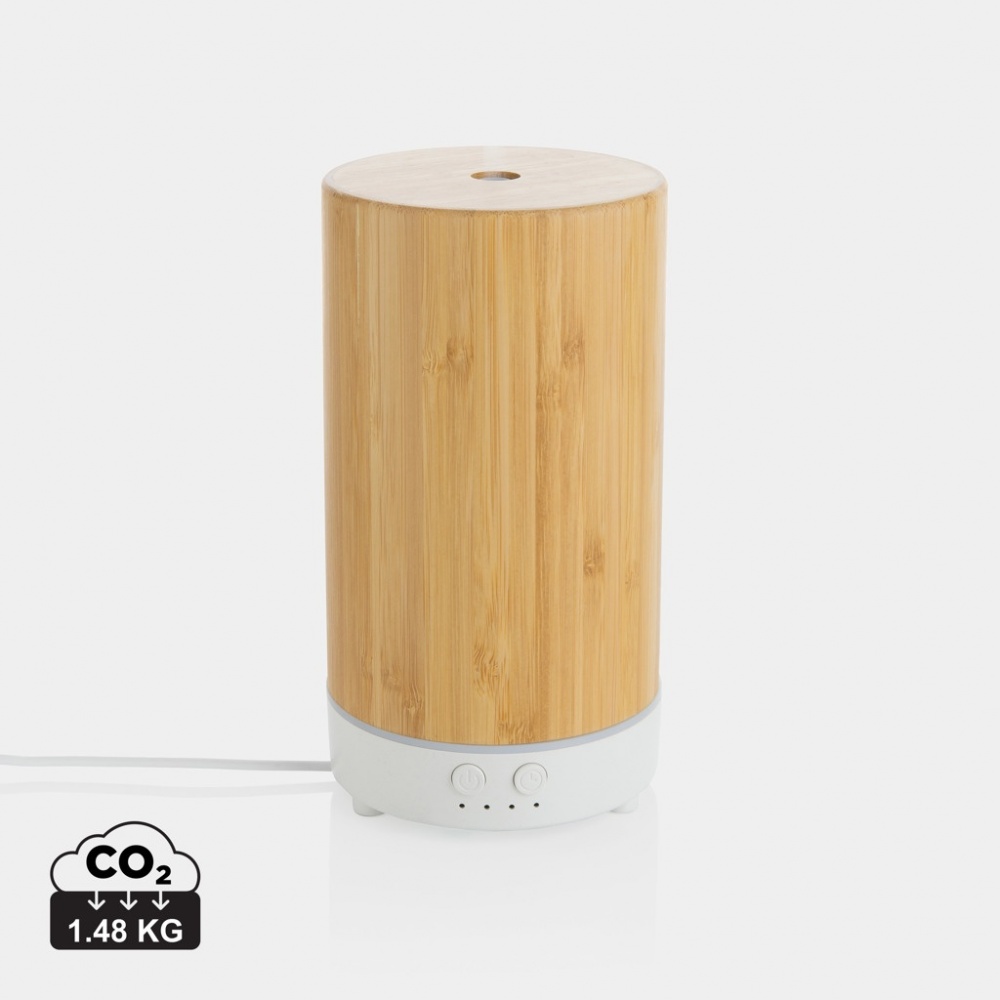 Logotrade promotional item picture of: RCS recycled plastic and bamboo aroma diffuser