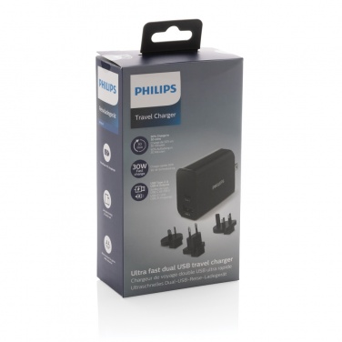 Logotrade promotional items photo of: Philips ultra fast PD travel charger