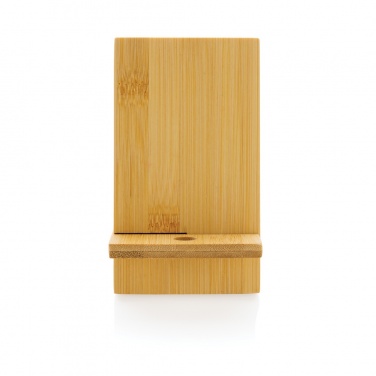 Logotrade advertising products photo of: Bamboo phone stand in kraft box