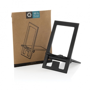 Logotrade promotional merchandise photo of: SnapStand RCS recycled plastic foldable phone stand