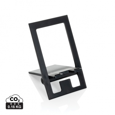 Logo trade promotional merchandise image of: SnapStand RCS recycled plastic foldable phone stand