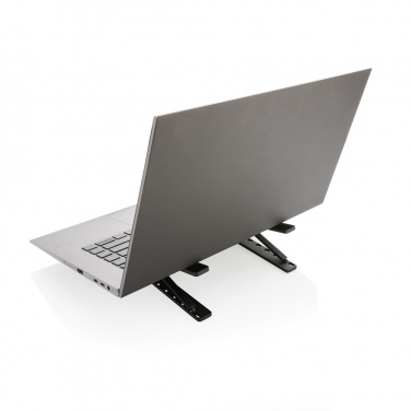 Logo trade promotional giveaway photo of: Terra RCS recycled aluminium universal laptop/tablet stand