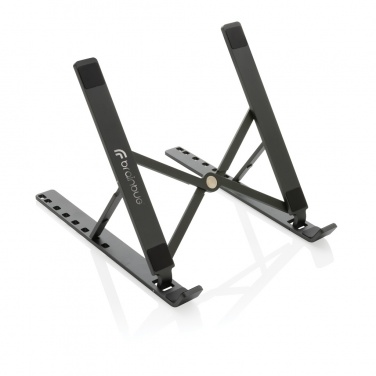 Logo trade promotional giveaways picture of: Terra RCS recycled aluminium universal laptop/tablet stand