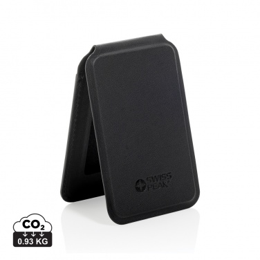 Logotrade promotional item picture of: Magstand RCS recycled PU magnetic phone wallet with stand