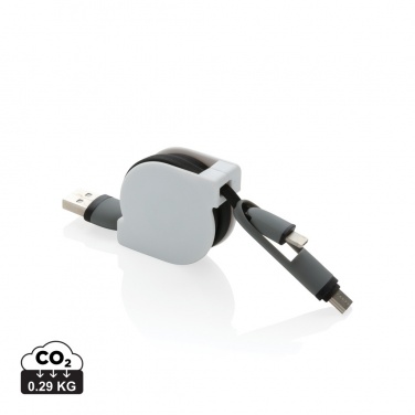 Logo trade business gift photo of: 3-in-1 retractable cable