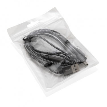 Logotrade promotional giveaways photo of: 3-in-1 braided cable