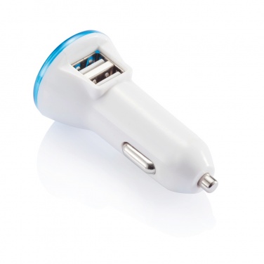 Logotrade business gift image of: Powerful dual port car charger