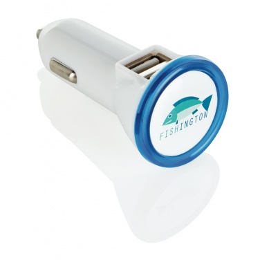 Logotrade promotional merchandise image of: Powerful dual port car charger