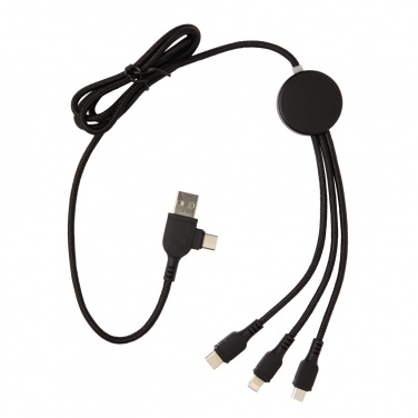 Logo trade advertising products picture of: Light up logo 6-in-1 cable