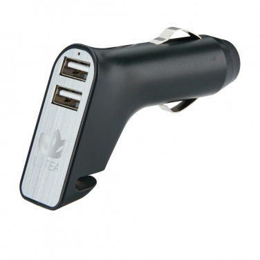 Logotrade promotional merchandise picture of: Dual port car charger with belt cutter and hammer