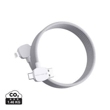 Logo trade promotional gifts image of: Urban Vitamin Stockton 65W RCS RTPE/RPET magnetic cable