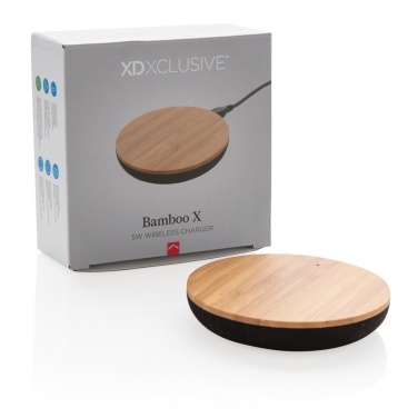 Logotrade advertising product picture of: Bamboo X 5W wireless charger