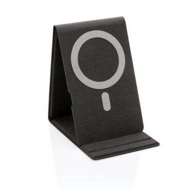 Logo trade promotional products image of: Artic Magnetic 10W wireless charging phone stand