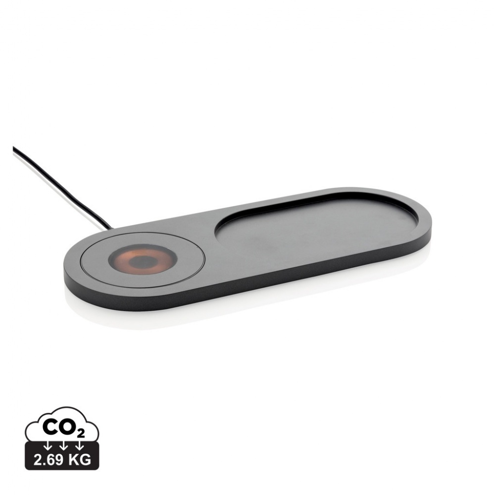 Logotrade promotional item image of: Encore 10W wireless charging valet tray