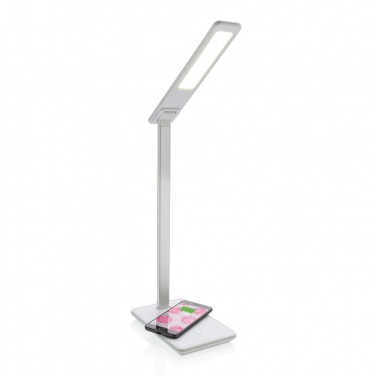 Logo trade promotional gift photo of: 5W Wireless Charging Desk Lamp