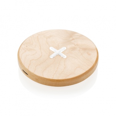 Logo trade advertising products image of: 5W wood wireless charger