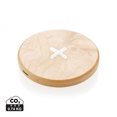 Logotrade promotional merchandise image of: 5W wood wireless charger