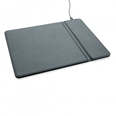 Logo trade promotional items image of: Mousepad with 5W wireless charging